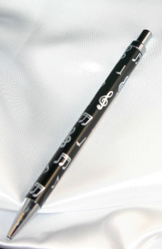 Kugelschreiber schwarz "Notenmix"